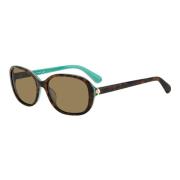 Izabella/G/S Zonnebril, Havana Turquoise/Brown Kate Spade , Brown , Da...