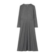 Flanellen jurk in grijs Luisa Cerano , Gray , Dames