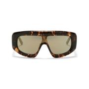 Carmel Zonnebril - Stijlvol en Palm Angels , Brown , Unisex