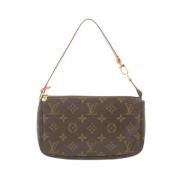 Pre-owned Canvas handbags Louis Vuitton Vintage , Brown , Dames