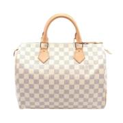 Pre-owned Canvas louis-vuitton-bags Louis Vuitton Vintage , White , Da...