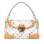 Pre-owned Leather louis-vuitton-bags Louis Vuitton Vintage , White , D...