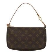 Pre-owned Canvas louis-vuitton-bags Louis Vuitton Vintage , Brown , Da...