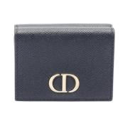 Pre-owned Leather wallets Dior Vintage , Black , Dames