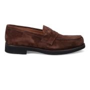 Bruine Suède Mocassin Schoen Sangiorgio , Brown , Heren