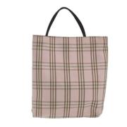 Pre-owned Cotton totes Burberry Vintage , Pink , Dames