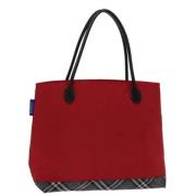 Pre-owned Fabric shoulder-bags Burberry Vintage , Red , Dames