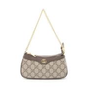 Pre-owned Canvas handbags Gucci Vintage , Beige , Dames