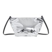 Spiegel Effect Clutch Tas IRO , Gray , Dames