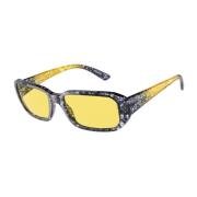 Grijze Unisex Zonnebril Acetaat Montuur Arnette , Gray , Unisex