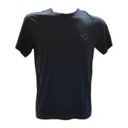 Casual Katoenen T-Shirt voor Mannen Emporio Armani , Blue , Heren