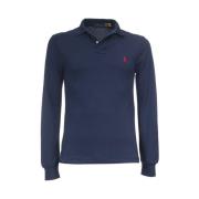 Katoenen poloshirt met logo Polo Ralph Lauren , Blue , Heren