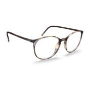 Moderne Zonnebril Zwarte Frame Silhouette , Brown , Unisex