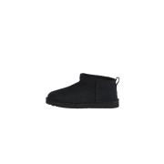 Klassieke Ultra Mini Schapenleren Laarzen UGG , Black , Dames