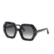 Zwarte Acetaat Dames Zonnebril Philipp Plein , Black , Dames