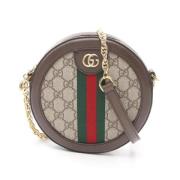 Pre-owned Leather crossbody-bags Gucci Vintage , Beige , Dames