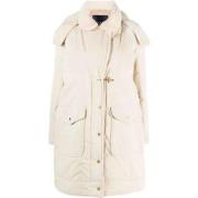 Stijlvolle Parka Jas Mix Mat Fay , Beige , Dames