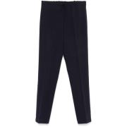 Middernachtblauwe Gestreepte Broek Le Tricot Perugia , Black , Dames