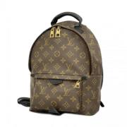 Pre-owned Fabric backpacks Louis Vuitton Vintage , Beige , Dames