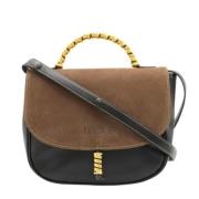 Pre-owned Leather handbags Loewe Pre-owned , Brown , Dames