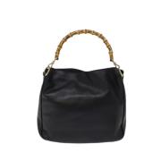 Pre-owned Leather gucci-bags Gucci Vintage , Black , Dames