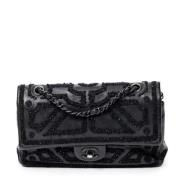 Pre-owned Leather chanel-bags Chanel Vintage , Black , Dames