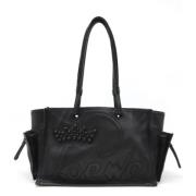 Pre-owned Leather shoulder-bags Loewe Pre-owned , Black , Dames