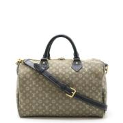 Pre-owned Canvas handbags Louis Vuitton Vintage , Beige , Dames