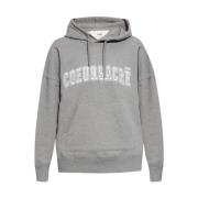 Geborduurde hoodie Ami Paris , Gray , Dames