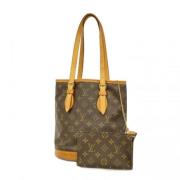 Pre-owned Fabric totes Louis Vuitton Vintage , Brown , Dames