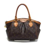 Pre-owned Fabric handbags Louis Vuitton Vintage , Brown , Dames