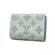 Pre-owned Leather wallets Louis Vuitton Vintage , Blue , Dames