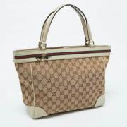 Pre-owned Leather gucci-bags Gucci Vintage , Brown , Dames