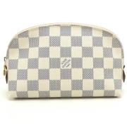 Pre-owned Fabric pouches Louis Vuitton Vintage , White , Dames