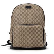 Pre-owned Canvas backpacks Gucci Vintage , Beige , Dames