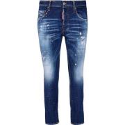 Klassieke Denim Jeans met Vijf Zakken Dsquared2 , Blue , Heren