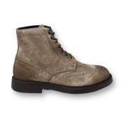 Half Wing Boot - Enkellaarzen Doucal's , Brown , Heren