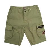 Katoenen Bermuda Shorts Casual Model MC2 Saint Barth , Beige , Heren