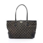 Pre-owned Canvas gucci-bags Gucci Vintage , Brown , Dames