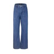 Straight Cut Blauwe Jeans A.p.c. , Blue , Dames