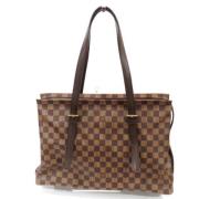 Pre-owned Canvas louis-vuitton-bags Louis Vuitton Vintage , Brown , Da...