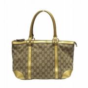 Pre-owned Canvas gucci-bags Gucci Vintage , Brown , Dames