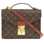 Pre-owned Fabric louis-vuitton-bags Louis Vuitton Vintage , Brown , Da...