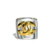 Pre-owned Metal chanel-jewelry Chanel Vintage , Yellow , Dames