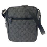 Pre-owned Canvas crossbody-bags Gucci Vintage , Gray , Heren