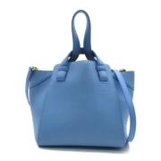 Pre-owned Leather shoulder-bags Loewe Pre-owned , Blue , Dames