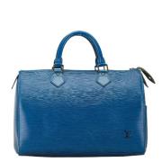 Pre-owned Leather louis-vuitton-bags Louis Vuitton Vintage , Blue , Da...