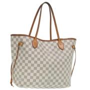 Pre-owned Canvas shoulder-bags Louis Vuitton Vintage , White , Dames