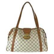 Pre-owned Canvas louis-vuitton-bags Louis Vuitton Vintage , White , Da...