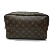 Pre-owned Fabric pouches Louis Vuitton Vintage , Brown , Dames